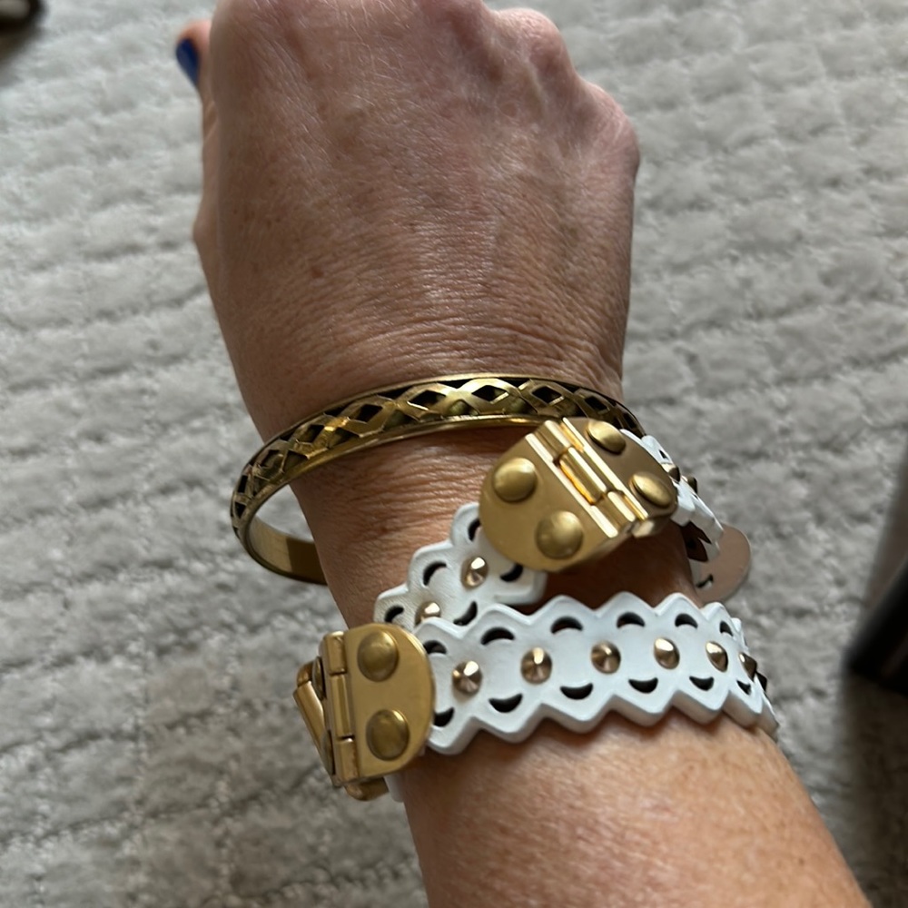 Two separate bracelets